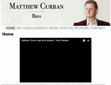 Tablet Screenshot of matthewcurran.net